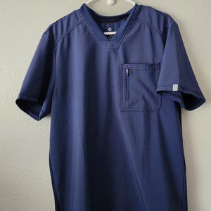 Cherokee Infinity Scrub Top M Blue